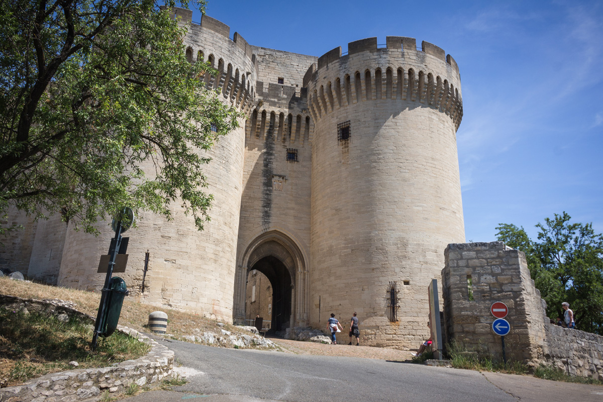 Les deux tours de l'entrée du fort Saint André - Villeneuve-les-Avignon